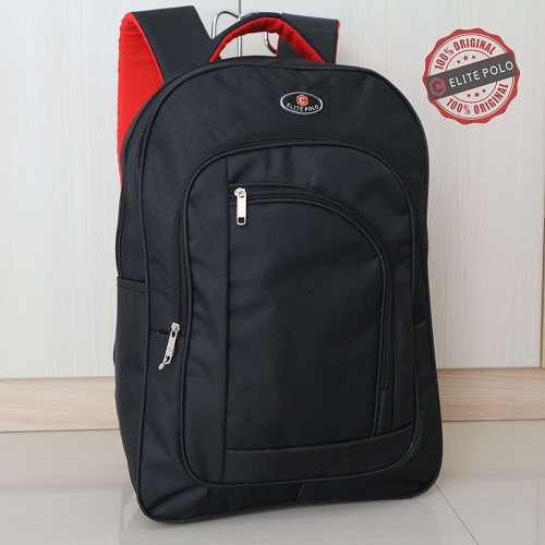 BELI 1 GRATIS 1 - TAS RANSEL ELITE POLO VINNSON TAS LAPTOP KERJA FREE BACKPACK ALISON TAS SEKOLAH