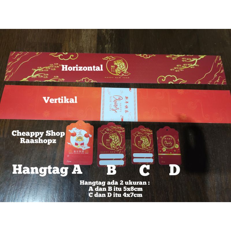 

Satuan Paperbelt Imlek Pita Imlek Hangtag Imlek Hang tag Imlek Paperbelt Imlek Vertikal Paperbelt Imlek Horizontal Label Imlek Hangtag CNY Paperbelt CNY Imlek Sleeve