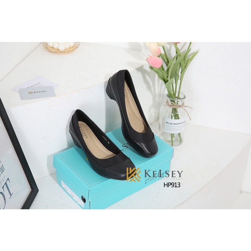 (GRATIS ALAS KAKI) Nicole Sepatu Pantofer Hak 4cm Wanita Kelsey HP913