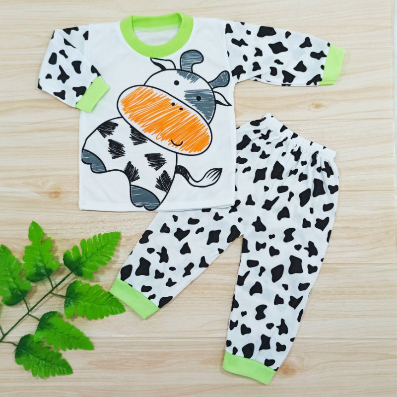 [Ss-8016] Pakaian Bayi Size 0-9bulan, Baju Tidur Bayi, Piyama Bayi