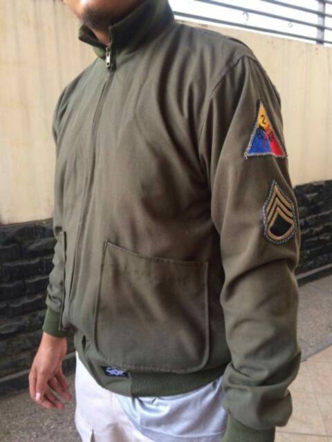 Fury jaket khaki/coyote/green army canvas lokal produk high quality