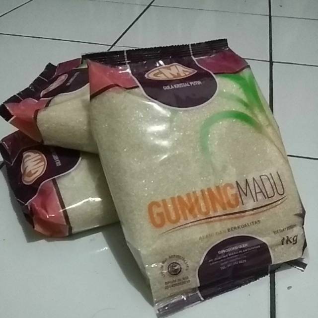 

Gmp (gula kristal putih) 1kg