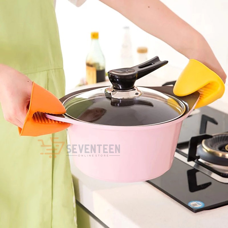 SEVENTEEN PENJEPIT TANGAN SILIKON ANTI PANAS SILIKON PANCI ANTI PANAS OVEN MICROWAVE SILICONE GLOVE OVEN