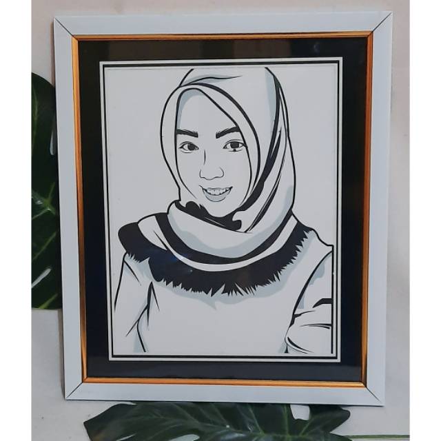 

Line Art / paket line art,cetak,frame 10R / illustration line art / ilustrasi / kado / hadiah/pigora