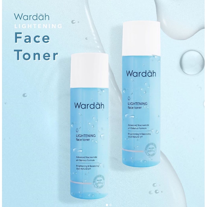 [Kemasan Baru] Wardah Lightening Face Toner 125ml | Shopee  