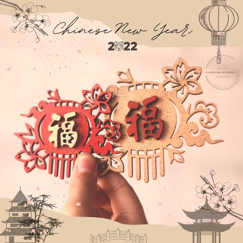 Tag hampers imlek| Chinese new year| CNY 2022| Gantungan CNY| Gantungan imlek 2022