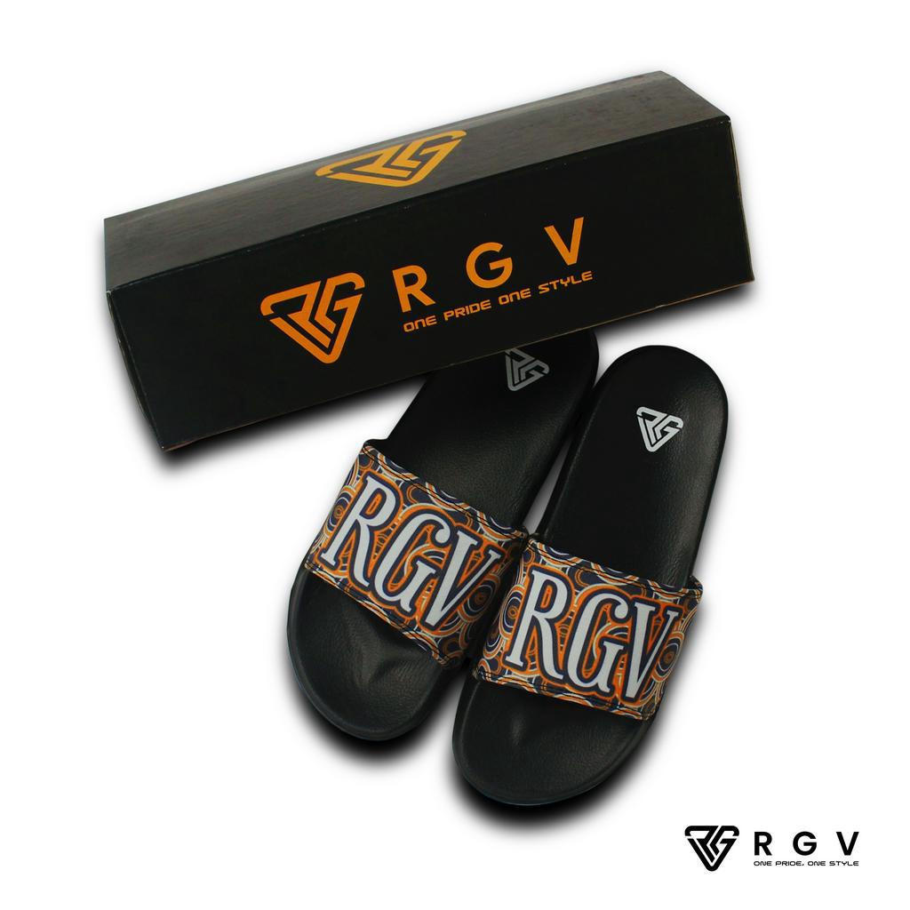 RGV - SANDAL PRIA DAN WANITA SLIDE SLIP ON SENDAL ANTI LICIN RINGAN SELOP CIRCLE PATTREN