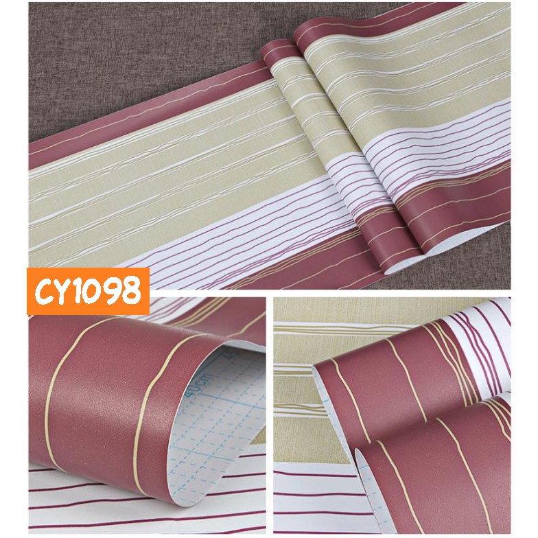 Wallpaper dinding 3d motif salur CY / Wallpaper dinding kamar tidur anak wallstiker 45cm x 9m