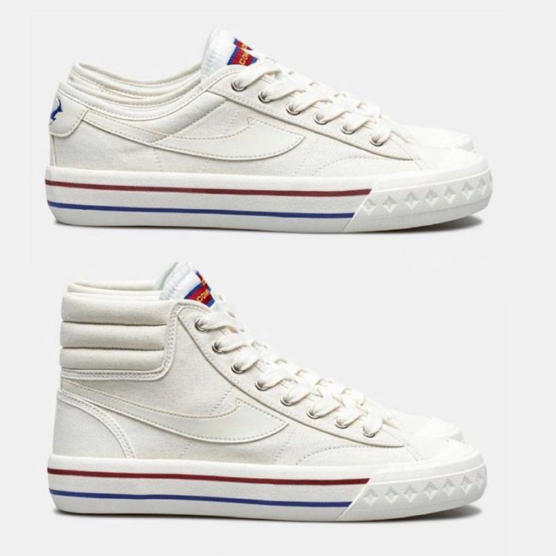 [ORIGINAL 100%] Sepatu compass retrograde high/low cream