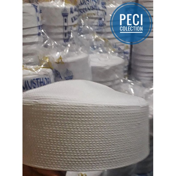 Peci Batok Pendek / Peci Kalbut / Kalbut pendek / Peci Putih /Peci Putih Pendek / Peci  Batok 5 CM
