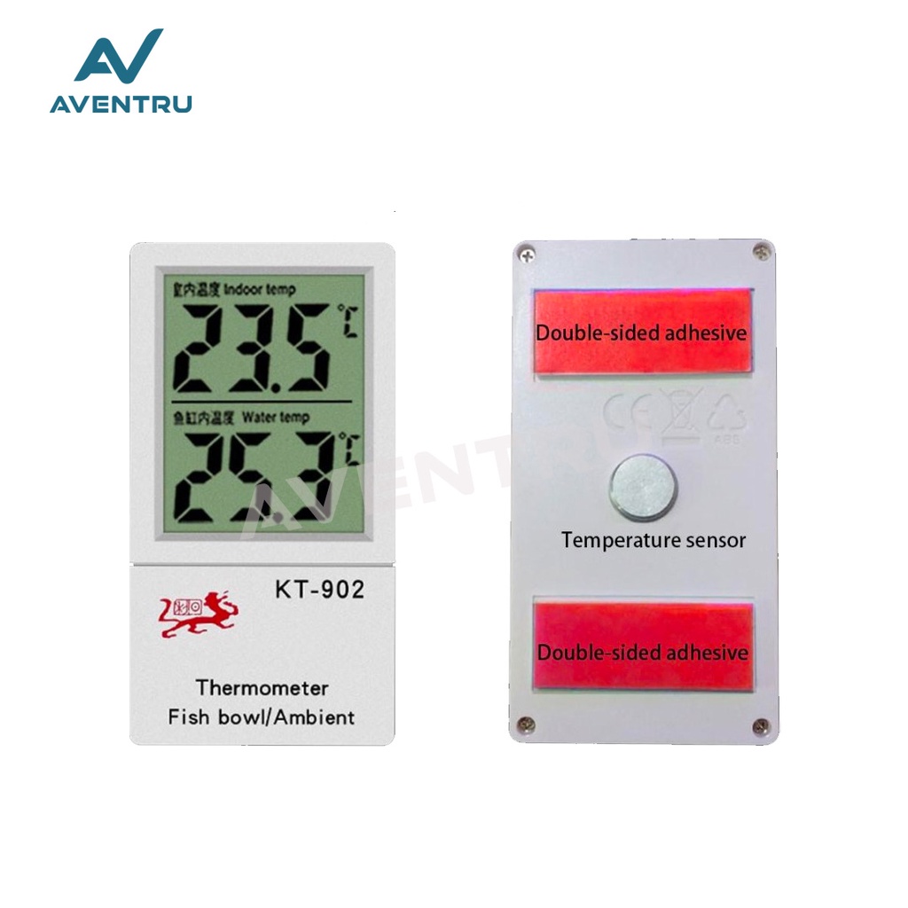 Thermometer Termometer Pengukur Suhu Aquarium Digital LCD Indoor KT902