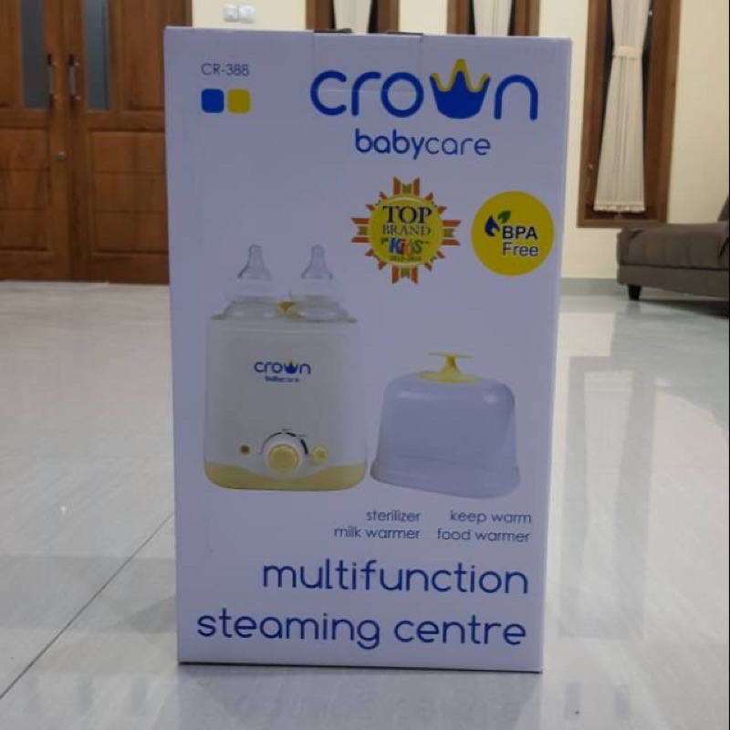 Crown sterilizer steaming 2 bottles preloved