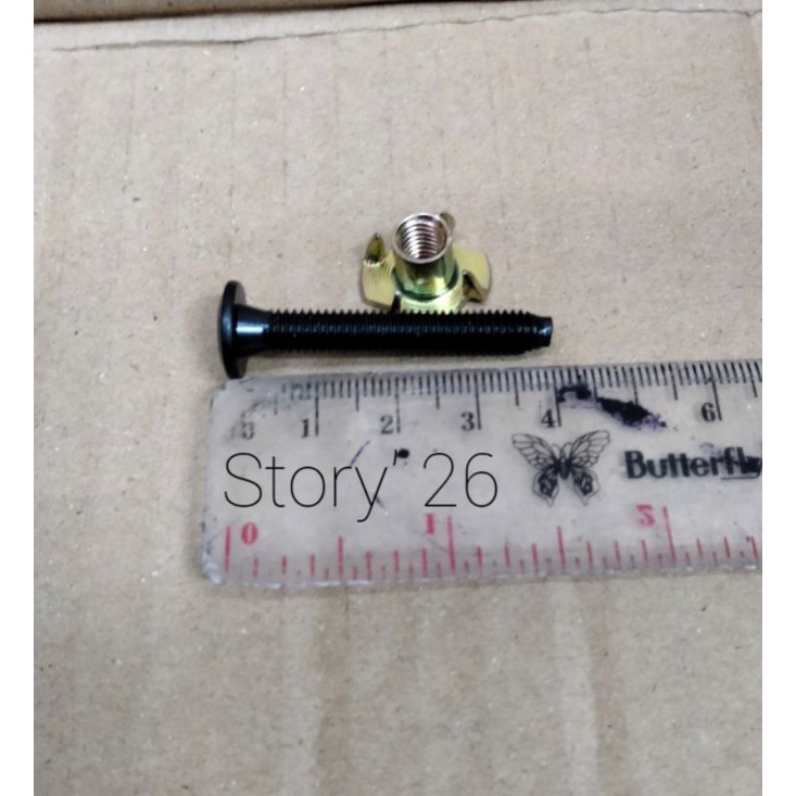 Baut speaker baut Dan Mur cakar m6 kunci L
