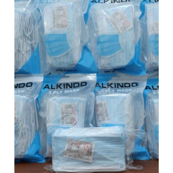 masker 3ply hitam, hijau, biru earloop isi 50 pcs - BACA DESKRIPSI