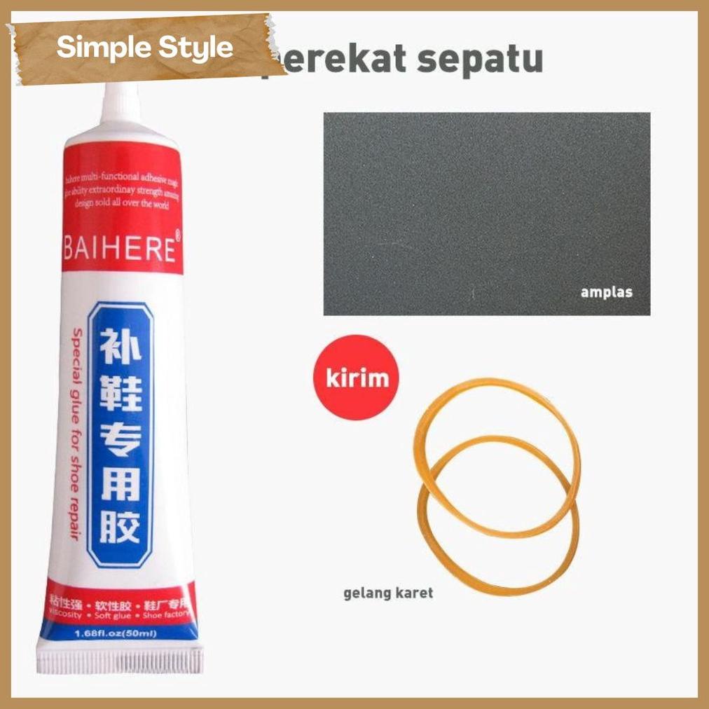 

((BISA COD)) Lem Sepatu Lem Perbaikan Sepatu Kuat Tahan Air 50ml