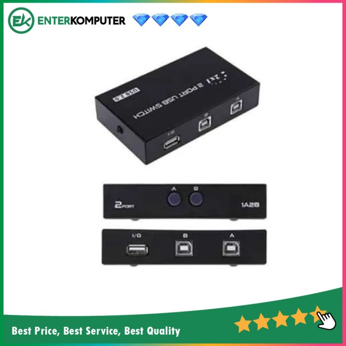 Accessories USB Switch Printer 1-2 - Gaintech