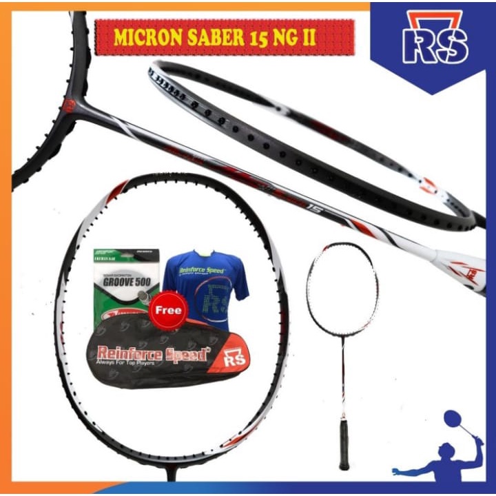 RAKET BADMINTON RS MICRON SABER 15 NG II ORIGINAL