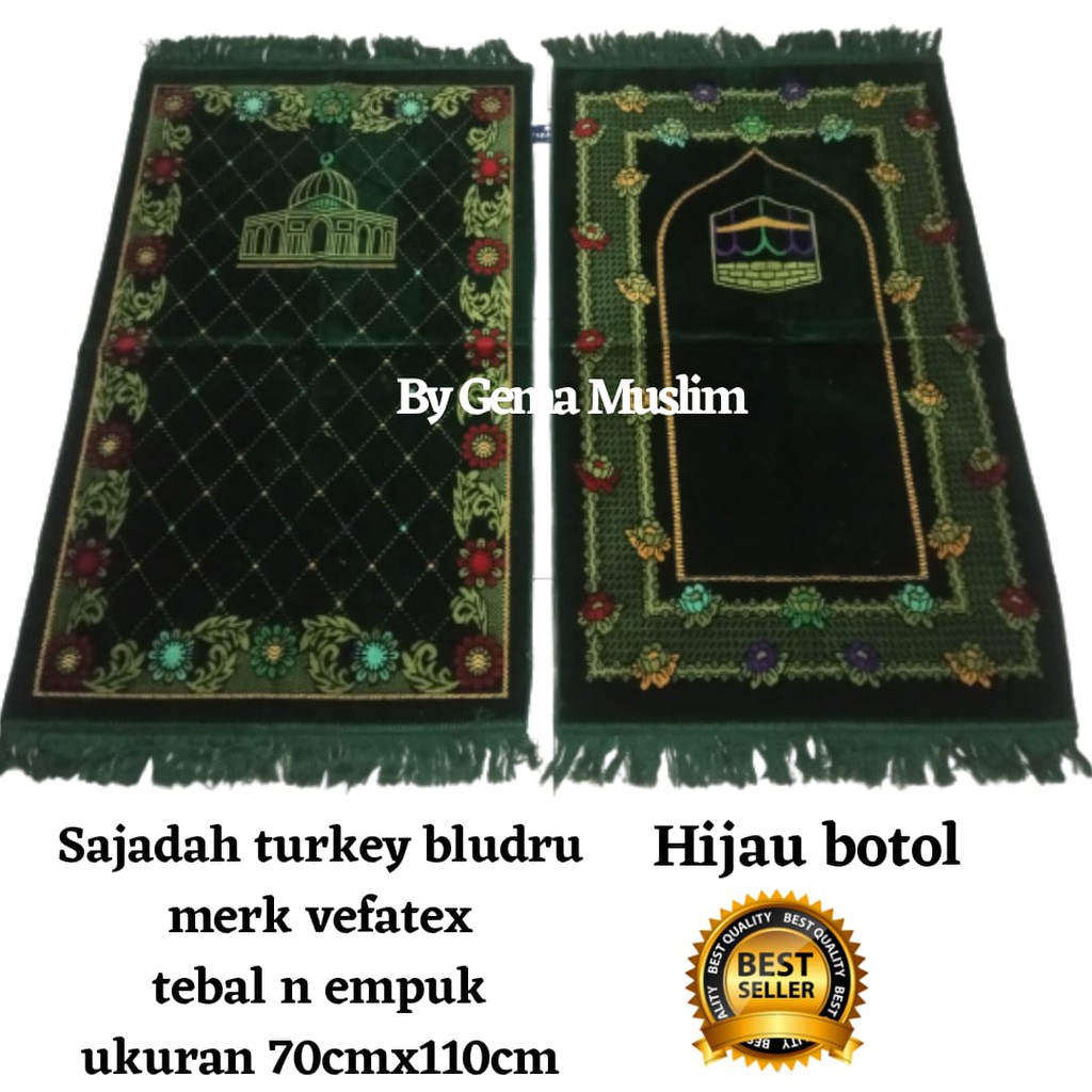 sajadah turky vefatex 70cmx110cm