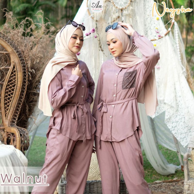 Raiqis - One Set Neysha Setcel Rayon Setelan