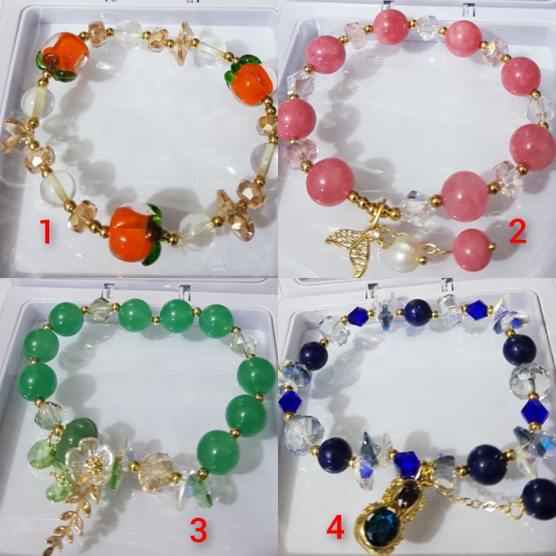 Gelang Batu Kristal Giok GK0101