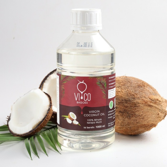 VCO Minyak Kelapa Murni 1000 ml | Virgin Coconut Oil | VICO Bagoes