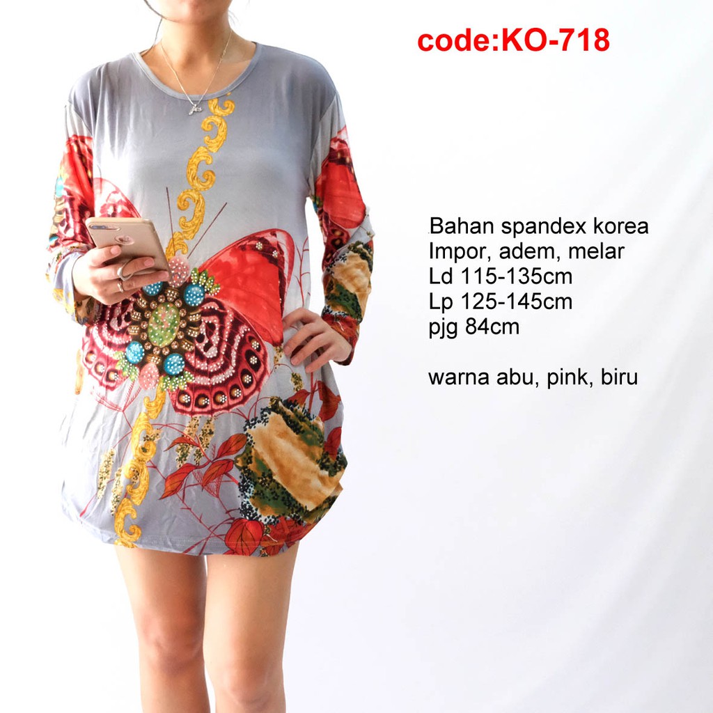 ko-718 kaos spandex korea