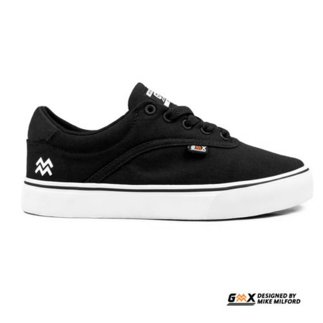 Sepatu Geoff Max X Mike Milford - Nolan Black White