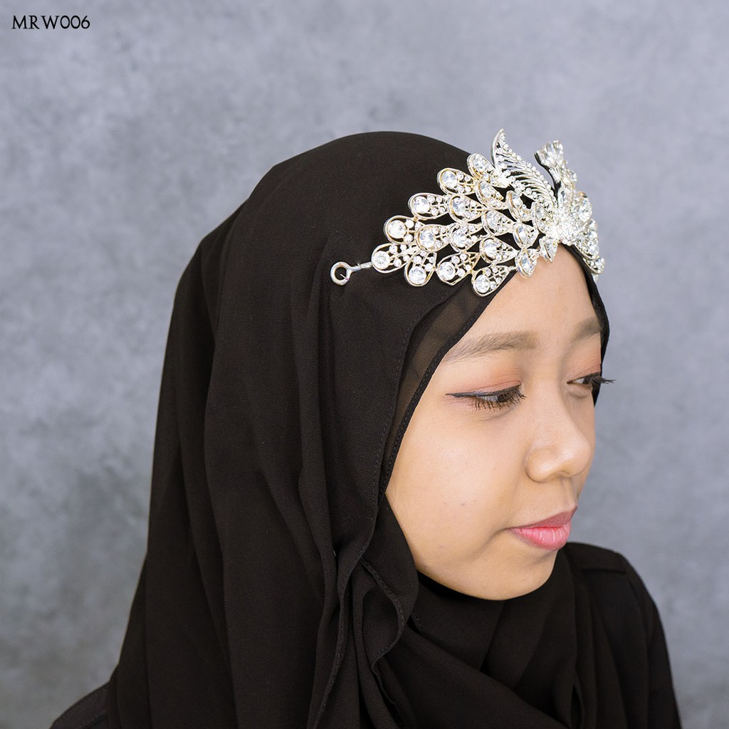 [STOCK TERBATAS] TIARA MAHKOTA PENGANTIN PESTA AKSESORIS WANITA MRW006