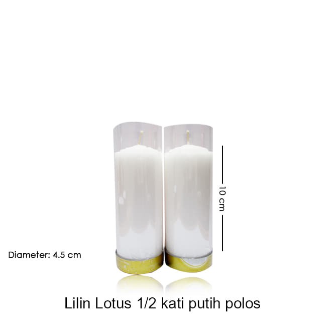 Lilin sembahyang 1/2 kati lotus