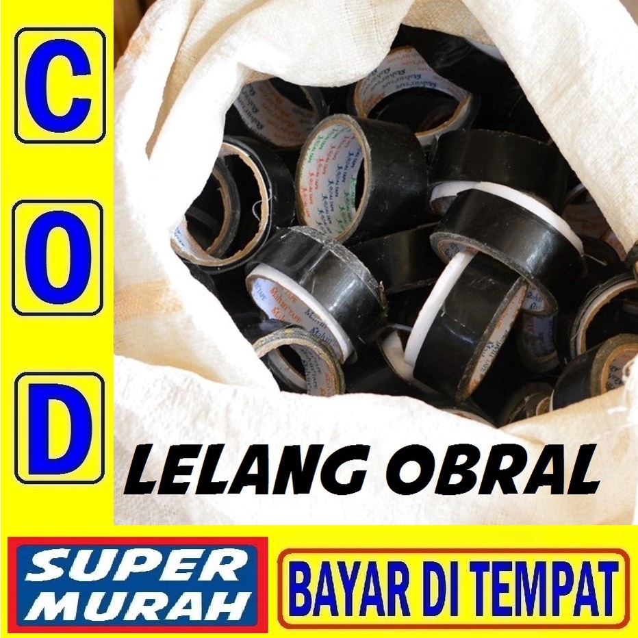

RAK 2D Lelang Lakban Kain Tanggung Isolasi Jilid Buku Eks Sortir Pabrik Obral Murah Daya Rekat Sangat Kuat