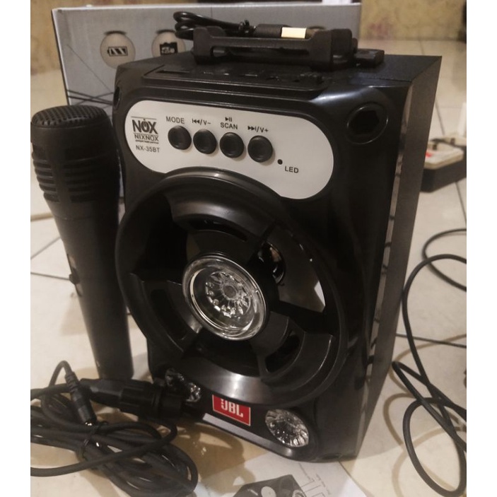 Speaker Bluetooth JBL + Mic nya