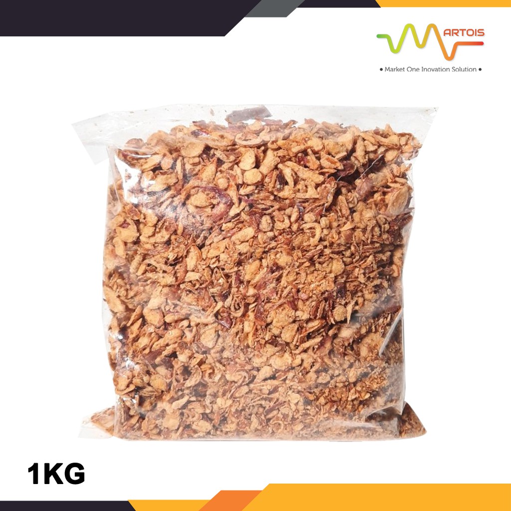 

Bawang Goreng Grade C / Bawang Goreng Brebes Remesan / Bawang Goreng Remukan 1KG