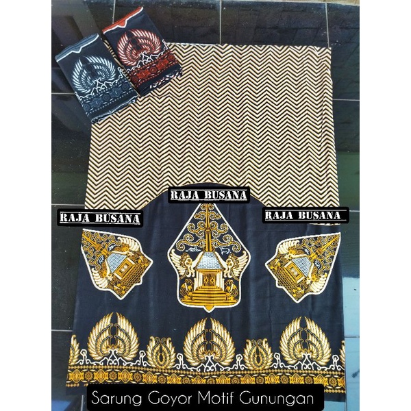 RAJA BUSANA - SARUNG BATIK - SARUNG TUBANAN GOYOR - BEST SELLER -  SANTUNG - GUS AZMI - SARUNG SANTRI PUTRA PUTRI