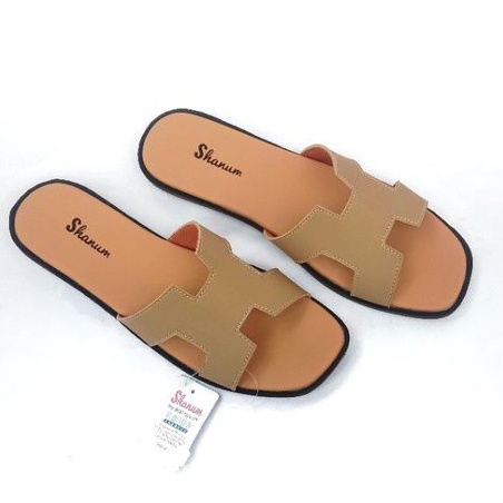 Sandal slop wanita/selop H terbaru