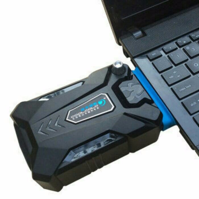 Coolcold Cooling Fan Pad Vacuum Cooler Kipas Pendingin Laptop