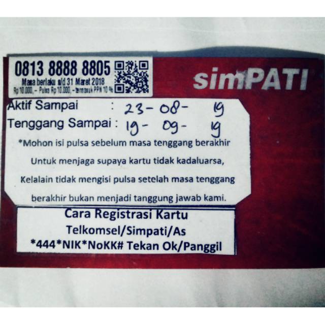 Di Jual No Telkomsel Simpati 0813 888 888 805