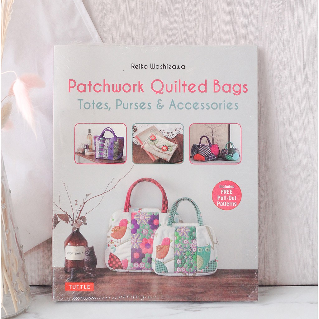 

Patchwork Quilted Bags Keiko Washizawa Totes Purse & Accessories, buku DIY, buku jahit, DIY book