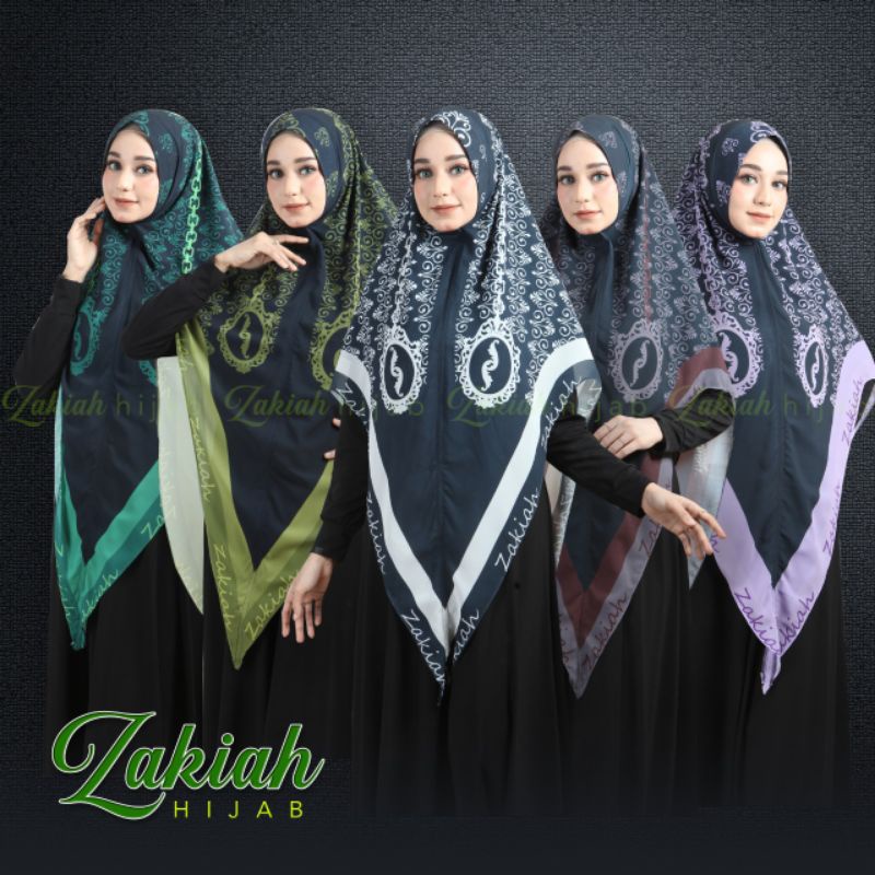Khimar Printing Series 03 - Original Brand Zakiah Hijab