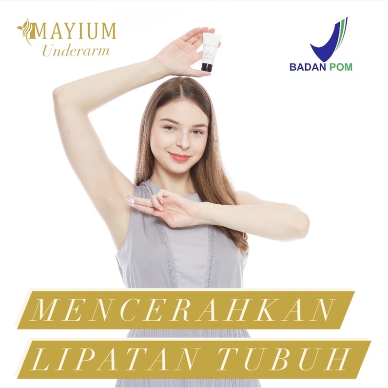 MAYIUM UNDERARM SKIN LIGHTENING CREAM - Pembersih ketiak, pemutih ketiak