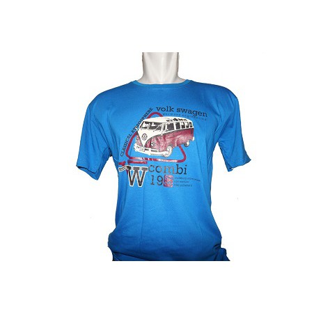 INTRED Cyl Kaos T-Shirt Distro Combi VolksWagen - Biru