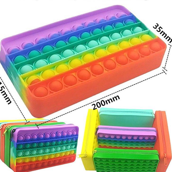 

Langsung Beliii.. TEMPAT PENSIL POP IT / KOTAK PENSIL POPIT