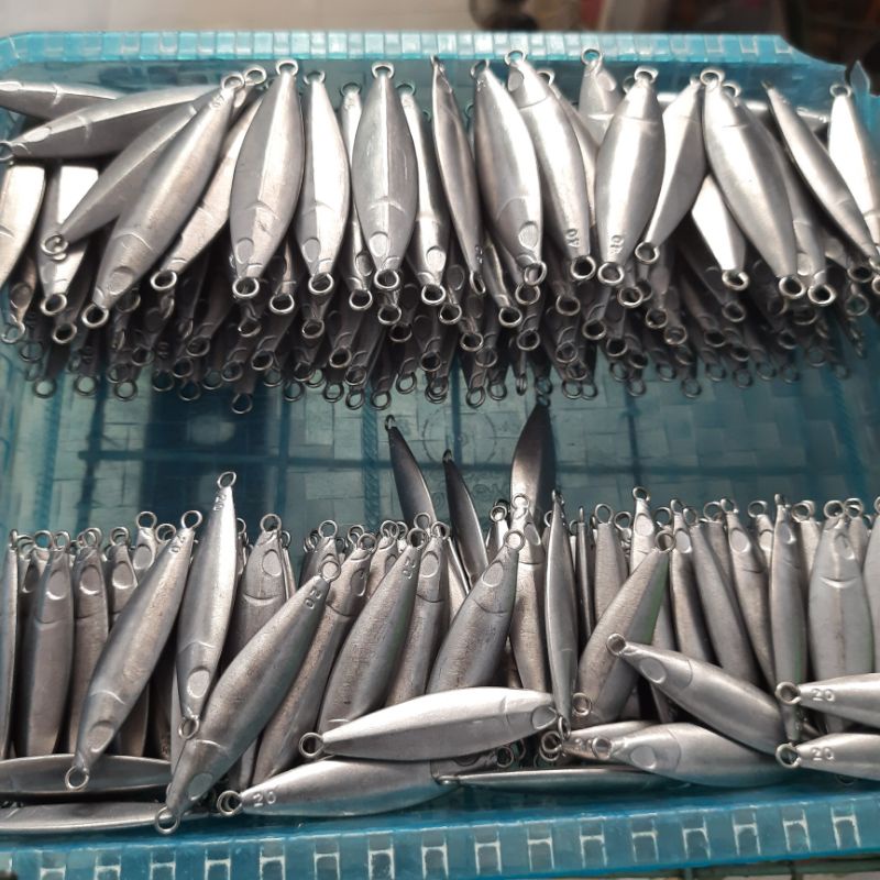 Blank metal jig GMJ model koika 20g 30g 40g 60g 80g