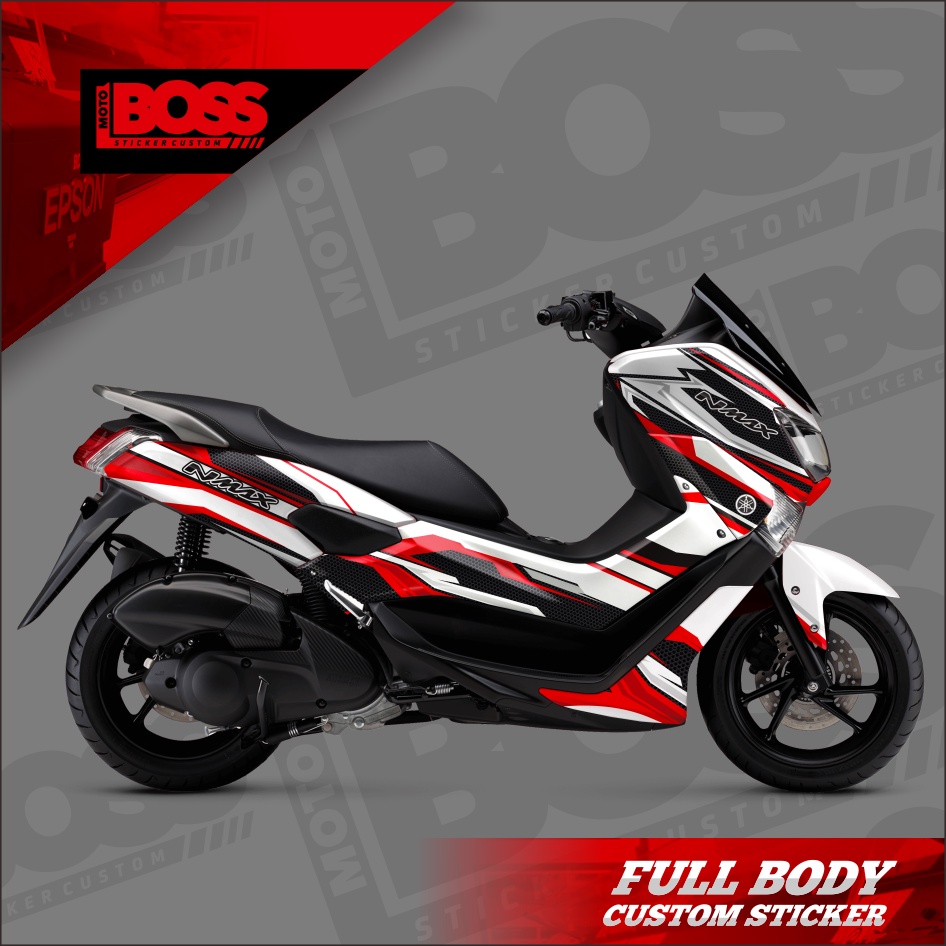 Decal Sticker Stiker Yamaha Nmax 2016 2017 2018 2019 Full Body Striping Full Body Nmax Old Stiker De