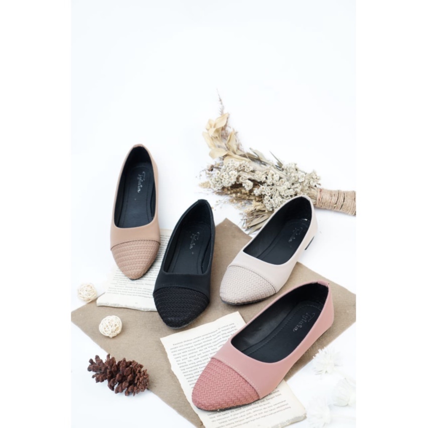 TYARA - Sepatu Flatshoes Wanita Flat Shoes Balet BN01