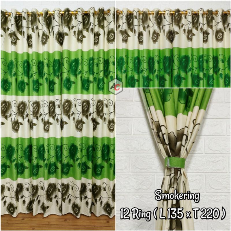 Gorden Smokering Besar Murah 12 Lubang Motif jempol