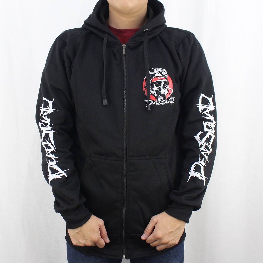 JAKET HOODIE MUSIK DEADSQUAD 05 M L XL XXL - JAKET DEADSQUAD HEAVY METAL - JAKET UNDERGROUND DEADSQUAD