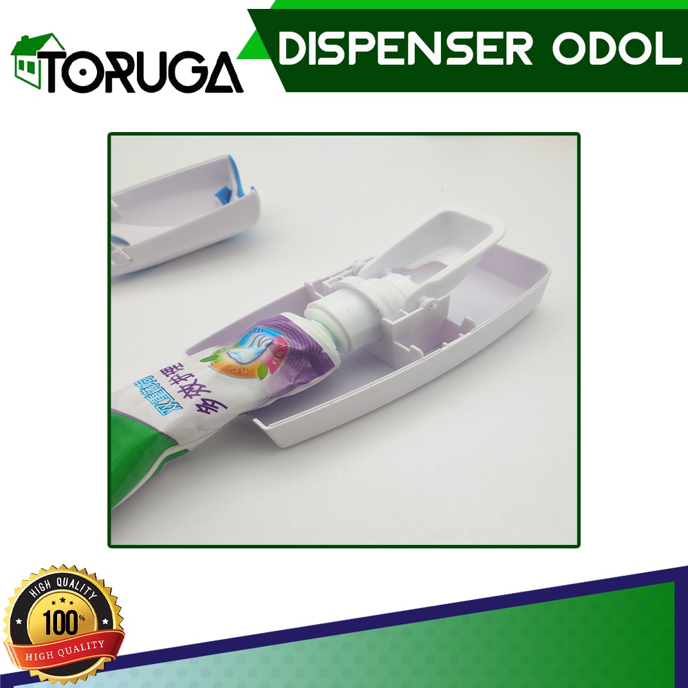 Tempat Pasta Gigi Dispenser Odol Brush Holder Kamar Mandi Gantungan Dinding