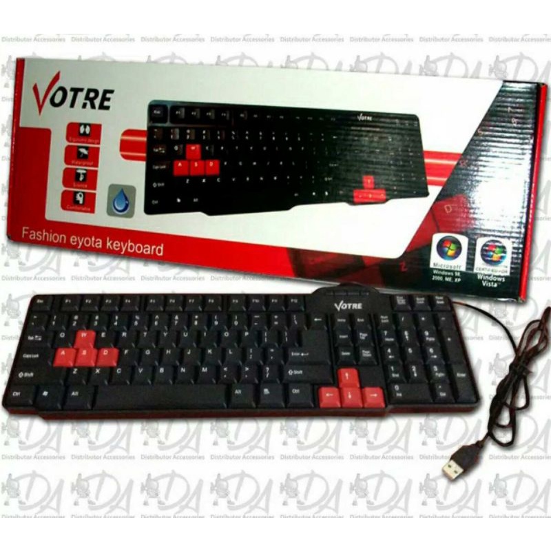 Jual Keyboard Usb Komputer PC Laptop Votre Usb Keyboard Eksternal