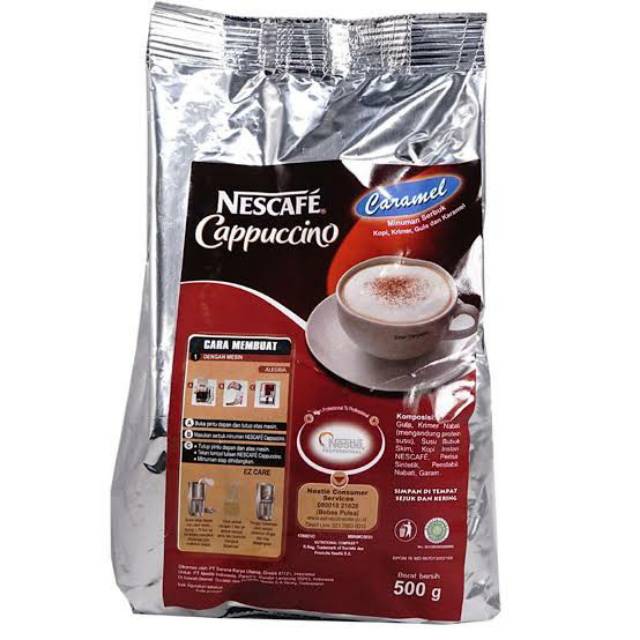 

Nescafe Cappuccino 500gram / Nescafe Capucino 500gr / nescafe cappucino caramel 500/ coffee