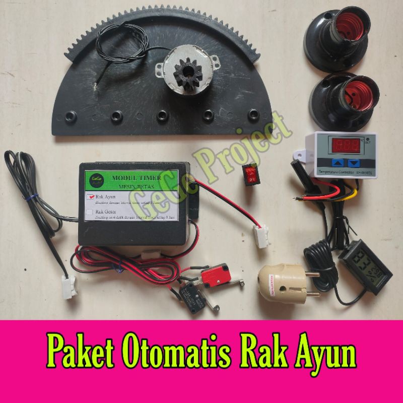 Paket Mesin Tetas Otomatis Rak Ayun